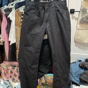 Dickies Women's Black Straight Jeans